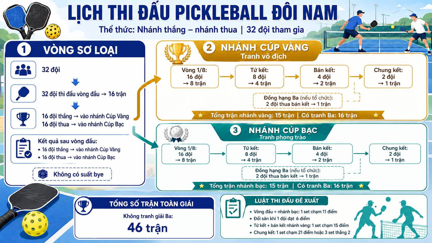 Pickleball Nam Tổng